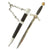 Original German WWII 1st Model Aluminum Fitted Luftwaffe Dagger by Carl Eickhorn with Scabbard and Hanger Original Items