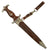 Original German Early WWII SA Dagger by Rare Maker Undine - Cuno Meissenburg with Scabbard, Hanger, and Belt Loop - McSARR Rarity Rated 8 of 10 Original Items