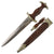 Original German Early WWII SA Dagger by Friedrich Herder Abr. Sohn of Solingen with Scabbard & Belt Hanger Original Items