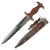 Original German Early WWII SA Dagger by Rare Maker Gebrüder Berns with Replaced Scabbard and Hanger Original Items