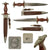 Original German Early WWII SA Dagger by Rare Maker Cuno Remscheid & Co. with Scabbard & Hanger - McSARR Rarity Rated 7 of 10 Original Items