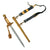 Original WWII German 2nd Model Naval Dagger by F.W. Höller with Lightning Bolt Scabbard, Lion Hangers, and Portepee Original Items