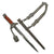 Original German WWII Heer Army Officer Dagger by Carl Eickhorn with Scabbard, Hanger, & Portepee - 1935-41 Trademark Original Items