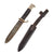 Original German WWII 1937 dated Transitional HJ Knife with Motto by Emil Voos with Scabbard - RZM M7/2 Original Items