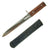 Original Italian WWI Arditi “Pugnale” Knife in Correct Leather Scabbard - Rare Original Items