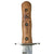 Original Italian WWII Fascist "Pugio" Fighting Knife with Steel Scabbard - Berchtesgaden Carved on Handle Original Items