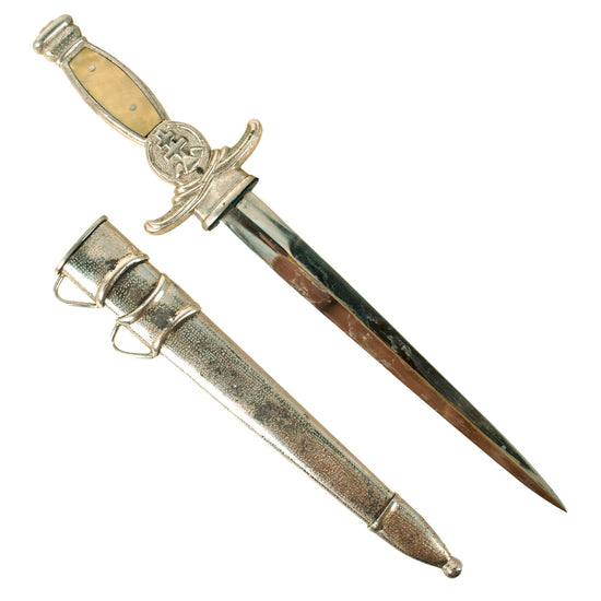 Original WWII Slovakian Army Officer Model 1939 Dagger with Correct Scabbard Original Items