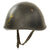 Original WWII Italian M33 Lightweight Parade Helmet Painted Black with MVSN Militia Stencil Original Items