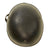 Original WWII Italian M33 Lightweight Parade Helmet Painted Black with MVSN Militia Stencil Original Items