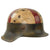 Original German WWII M42 Luftwaffe Helmet with Replicated Medic Paint and 1943 Dated 52cm Liner - ckl60 Original Items