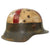 Original German WWII M42 Luftwaffe Helmet with Replicated Medic Paint and 1943 Dated 52cm Liner - ckl60 Original Items