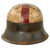 Original German WWII M42 Luftwaffe Helmet with Replicated Medic Paint and 1943 Dated 52cm Liner - ckl60 Original Items
