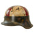 Original German WWII M42 Luftwaffe Helmet with Replicated Medic Paint and 1943 Dated 52cm Liner - ckl60 Original Items