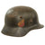 Original German WWII Luftwaffe Named M35 Double "Droop Tail" Decal Steel Helmet with 1938 Dated Liner - marked ET62 Original Items