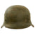 Original German WWII Named M42 Textured Paint Helmet with USGI Added Insignia and 1940 Dated 57cm Liner - stamped NS64 Original Items