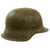 Original German WWII Named M42 Textured Paint Helmet with USGI Added Insignia and 1940 Dated 57cm Liner - stamped NS64 Original Items