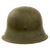 Original German WWII Named M42 Textured Paint Helmet with USGI Added Insignia and 1940 Dated 57cm Liner - stamped NS64 Original Items