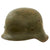 Original German WWII Named M42 Textured Paint Helmet with USGI Added Insignia and 1940 Dated 57cm Liner - stamped NS64 Original Items