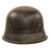 Original German WWII M34 Square Dip NSDAP Double Decal Civic Police Steel Helmet with 57cm Liner & Chinstrap - Ordnungspolizei Original Items