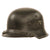 Original German WWII M34 Square Dip NSDAP Double Decal Civic Police Steel Helmet with 57cm Liner & Chinstrap - Ordnungspolizei Original Items