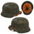 Original German WWII Army Heer No Decal M40 Steel Helmet with 57cm Liner and Chinstrap - Q64 Original Items