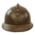 Original French WWII Italian Captured & Reissued M26 Adrian Helmet with Italian Air Force Insignia & Liner Original Items
