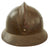 Original French WWII Italian Captured & Reissued M26 Adrian Helmet with Italian Air Force Insignia & Liner Original Items