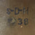 Original Slovakia Pre-WWII Vz32 M32 Egg-Shell Steel Helmet Shell with Eastern Front Markings Original Items