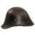 Original Netherlands WWII Dutch M34 Steel Helmet With Regional Police Insignia Decal - Liner & Rare Neck Guard Original Items