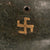 Original German WWII Finnish Issued Post War Decorated M35 Steel Helmet with 57cm Liner & Chinstrap - EF64