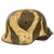 Original Finnish Continuation War German M35 Helmet with Sanitized Infantry Regiment 46 Skull Paint Job - EF64 Original Items