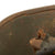 Original Imperial German WWI M16 Stahlhelm Army Helmet Shell with Partial Leather Liner & Wartime-Refurbishment & Repaint - Marked ET64 Original Items