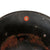 Original German WWII M34 Square Dip Fire Luftschutz Protection Police Helmet Shell with Double Decals & Comb Original Items