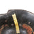 Original German WWII M34 Square Dip Fire Luftschutz Protection Police Helmet Shell with Double Decals & Comb Original Items