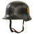 Original German Pre-WWII Early M34 Square Dip First Pattern Order Police Helmet with Double Decals - Orpo Original Items