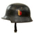 Original German Pre-WWII Early M34 Square Dip First Pattern Order Police Helmet with Double Decals - Orpo Original Items