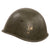 Original WWII Italian M33 Helmet marked with MVSN Fasces Insignia on Side - Stamped T84 Original Items
