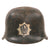 Original German WWII Early M34 Civic Square Dip RLB Air Defense Steel Helmet with 55cm Liner Original Items