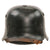 Original German Pre-WWII Early M34 Civic Square Dip First Pattern Double Decal Police Helmet with 55cm Liner and Chinstrap - Orpo Original Items