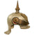 Original German WWI Prussian M1915 Jäger zu Pferde Lobster Tail Pickelhaube Helmet Shell - Lightweight Aluminum “Parade” Variant - Refurbished