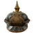 Original German WWI Bavarian Model 1914 Tin Plate Pickelhaube Helmet with Helmet Cover & Added Numbers - Eisenblech Ersatz-Helme - Manufactured by Bing of Nurnberg Original Items