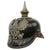 Original Imperial German WWI Unit-Marked Prussian EM/NCO Infantry M1915 Pickelhaube Spiked Helmet - 4th Upper Silesian 63rd Infantry Regiment - Size 53 Original Items