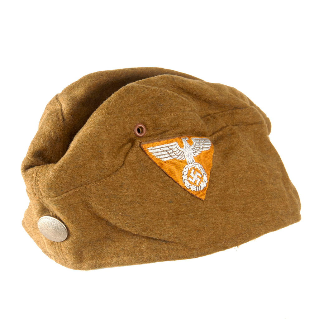 Original German WWII SA Lagermütze Overseas Cap from Gruppe Südwest with RZM Tag - Sturmabteilung Original Items