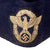Original German WWII Schutzpolizei Protection Police Navy Blue EM/NCO M38 Overseas Cap in Size 58 - Schiffchen Original Items