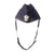 Original German WWII Schutzpolizei Protection Police Black EM/NCO M38 Overseas Cap with Chinstrap - Schiffchen Original Items