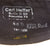 Original German WWII Luftwaffe Mechanic Black HBT M38 Overseas Cap by Carl Halfar with Unit Marking in Size 56 ½ - Schiffchen Original Items