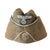 Original German WWII Heer Army Infantry 1941 Dated EM/NCO Upgraded to Officer M38 Overseas Cap by Berolina with Detached Cockade - size 59 Original Items