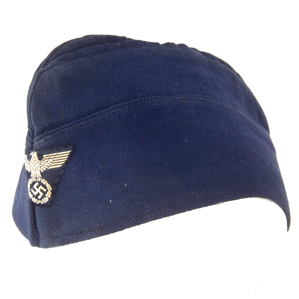 Original German WWII DAF Labor Front Factory Brigade Summer HBT Overseas Cap Original Items