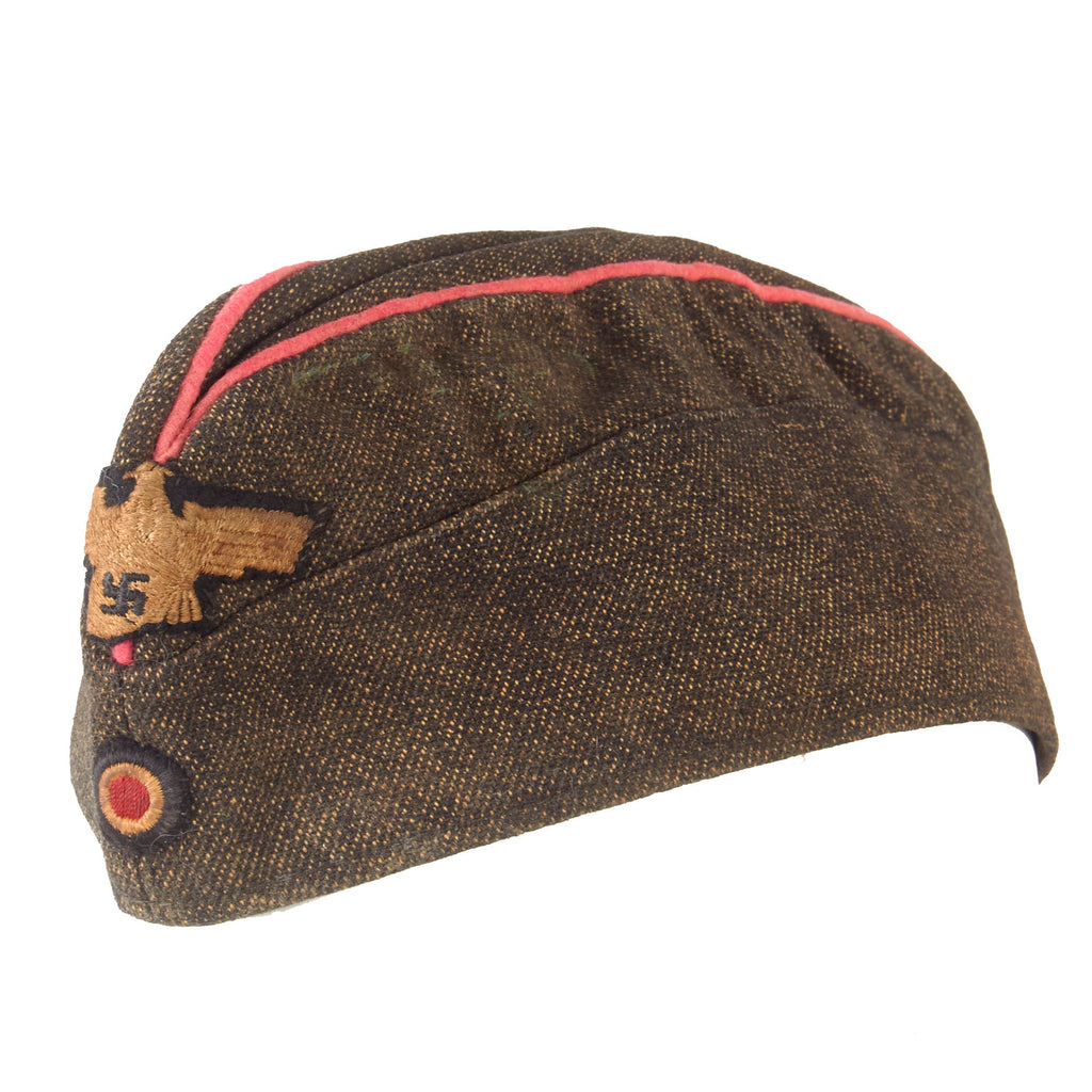 Original German WWII Werkschutz Factory Protection Brigade Administrator Overseas Cap Original Items