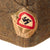 Original German WWII Named RAD National Labor Service EM/NCO M38 Wool Overseas Cap with Faded Markings Original Items